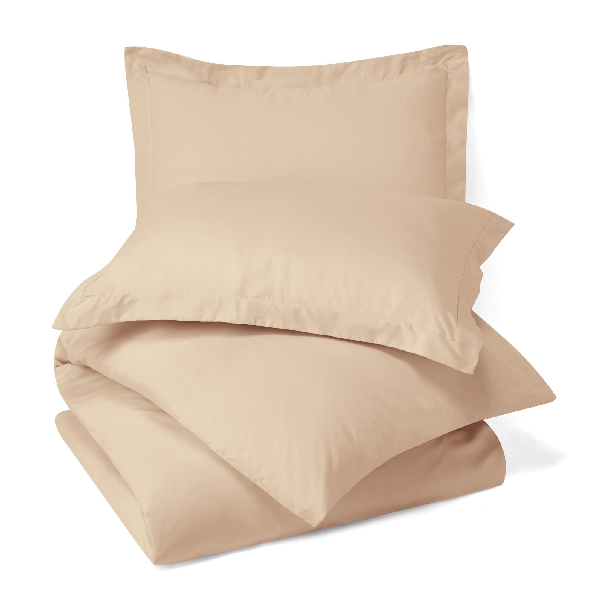 Hearth & Harbor 3-Piece Taupe Duvet Set, King