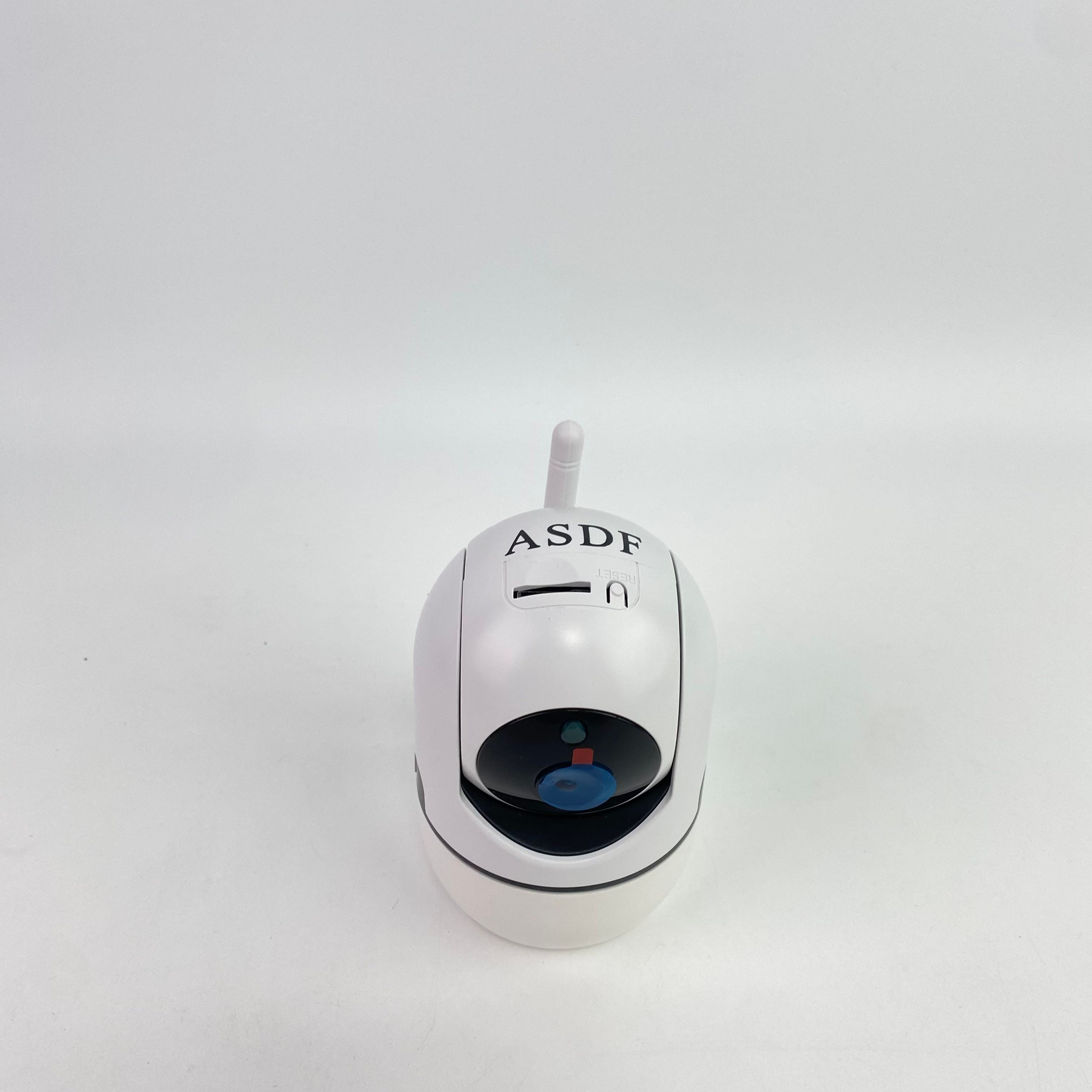 ASDF Baby monitors with Camera and Audio - No WiFi, Remote Pan-Tilt-Zoom, Night Vision, Temperature Sensor, 2-Way Talk, 8 Lullabies, 30-Hour Battery Life，960ft Long Range