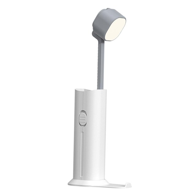 Lámpara de lectura portátil Lámpara De Mesa LED Recargable Plegable Telescópica Portátil Protección Ocular Blanco Fanmusic Lámpara de lectura portátil