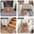 thumbnail image 5 of Beige Boho Door Mat Indoor Outdoor,Ethnic Modern Geometric Abstract Art Western Non Slip Welcome Mat with Rubber Backing,Absorbent Fabric Front Door Mats Entryway Rug for Home Patio Entrance 16"x24", 5 of 8