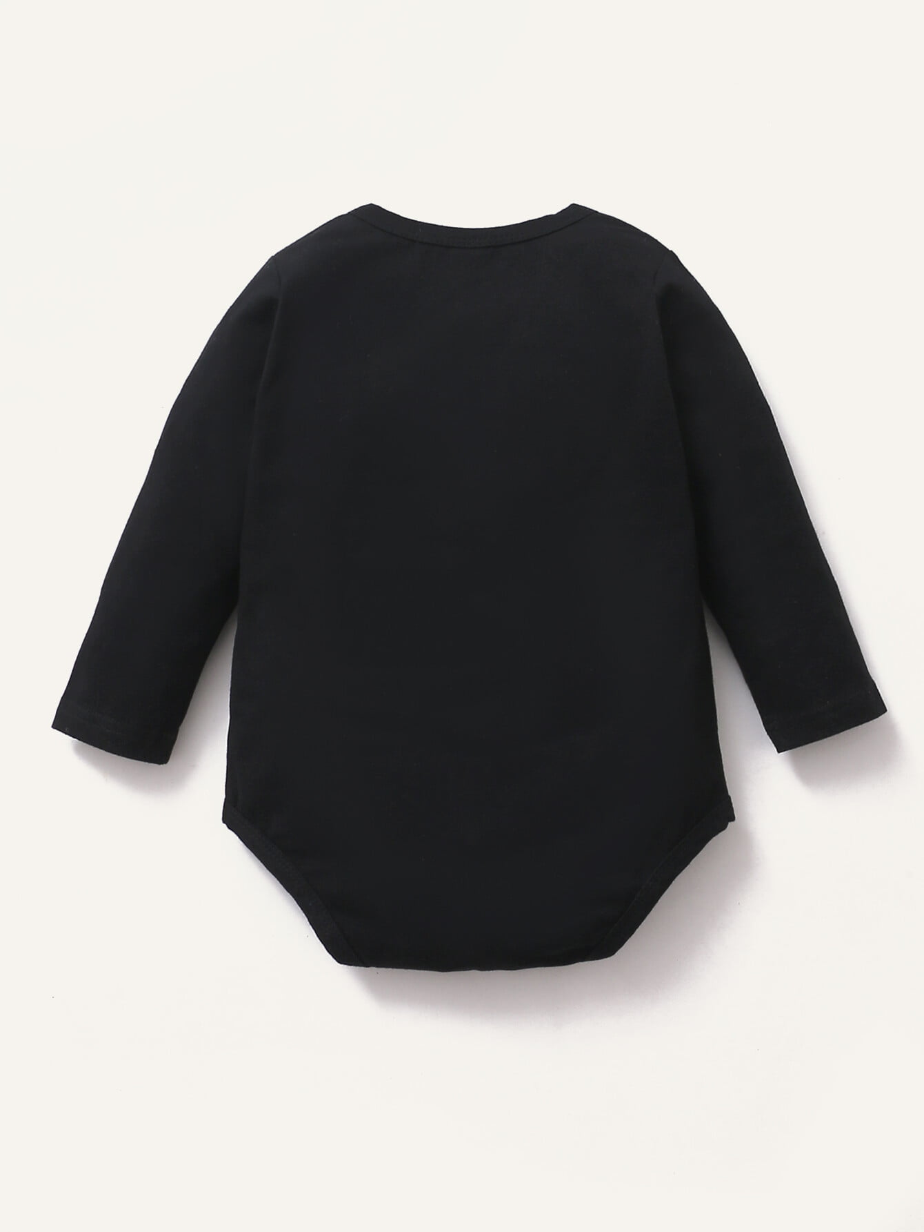 Various Sizes Baby's Black Long Sleeved Sleepsuit/Romper 