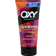 OXY Sensitive Skin Maximum Advanced Action Rapid Treatment Facial Cleanser Wash, 5 oz
