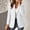*White, variant on ClodeEU Women's Single Button Lapel Long Sleeve Blazer Jacket, Casual Loose Fit Solid Color Coat with Pockets for Office Beige,Women's Plus L
