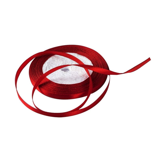 Ruban Satin Uni 14,25 Verges (Rouge Foncé)