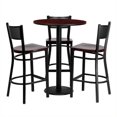 thumbnail image 1 of Bowery Hill Table Ronde 4 Pièces en Acajou et Noir, 1 of 1
