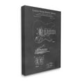 thumbnail image 3 of Stupell Industries Electric Guitar Instrument Musician Detailed Patent Blueprint Canvas Wall Art, 16 x 20, Design by Karl Hronek, 3 of 5