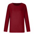 thumbnail image 2 of Gerichy Womens Long Sleeve Blouse Women's Fall Fashion Long Sleeve Stretch Slim Fitted T-Shirt Blouse Solid Basic Tops Hoodies for Women Long Sleeve Shirts for Women, 2 of 4