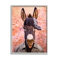 thumbnail image 4 of Stupell Industries Cool Trendy Donkey Wearing Hat Street Graffiti Graphic Art Gray Framed Art Print Wall Art, Design by Michael Quackenbush, 4 of 5