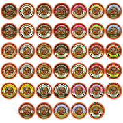 Crazy Cups Decaf Flavored Coffee Pods Variety Sampler Pack, 40 Count for Keurig K-Cup Brewers