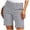 Dark Gray, variant on YYV Solid Slim Fit Twill Pocket Casual Shorts For Women, Lightweight Breathable Summer Street Bottoms, Versatile Relaxed Trousers For Daily Shopping Vacation Weekend Outdoor Activities Dark Gray