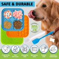 thumbnail image 3 of Lick Mat Kwispel Dog para perros con ventosas y cepillo, 3 unidades, 3 of 6