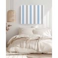 thumbnail image 3 of Light Blue Grey Stripe Wall Art for Living Room,Canvas Picture Wall Decor for Bathroom Bedroom,Modern Farmhouse Vertical Striped Painting Artwork for Office Kitchen Hallway Dining Room Decor 12"x16", 3 of 8