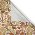 thumbnail image 4 of Ambesonne Autumn Valance Pack of 2, Fall Forest Cartoon Leaves, 54"X18", Mustard Apricot and Brown, 4 of 5