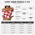thumbnail image 6 of Lsque Red Cross 1 Printed Women'S Sports Bra, Compression, Moisture Wicking, High-Impact Sports Bra For Women,Supportive sports bra-Medium, 6 of 9