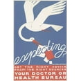 thumbnail image 2 of WPA 13x18 White Modern Wood Framed Museum Art Print Titled - Expecting? Get the right advice, 2 of 4