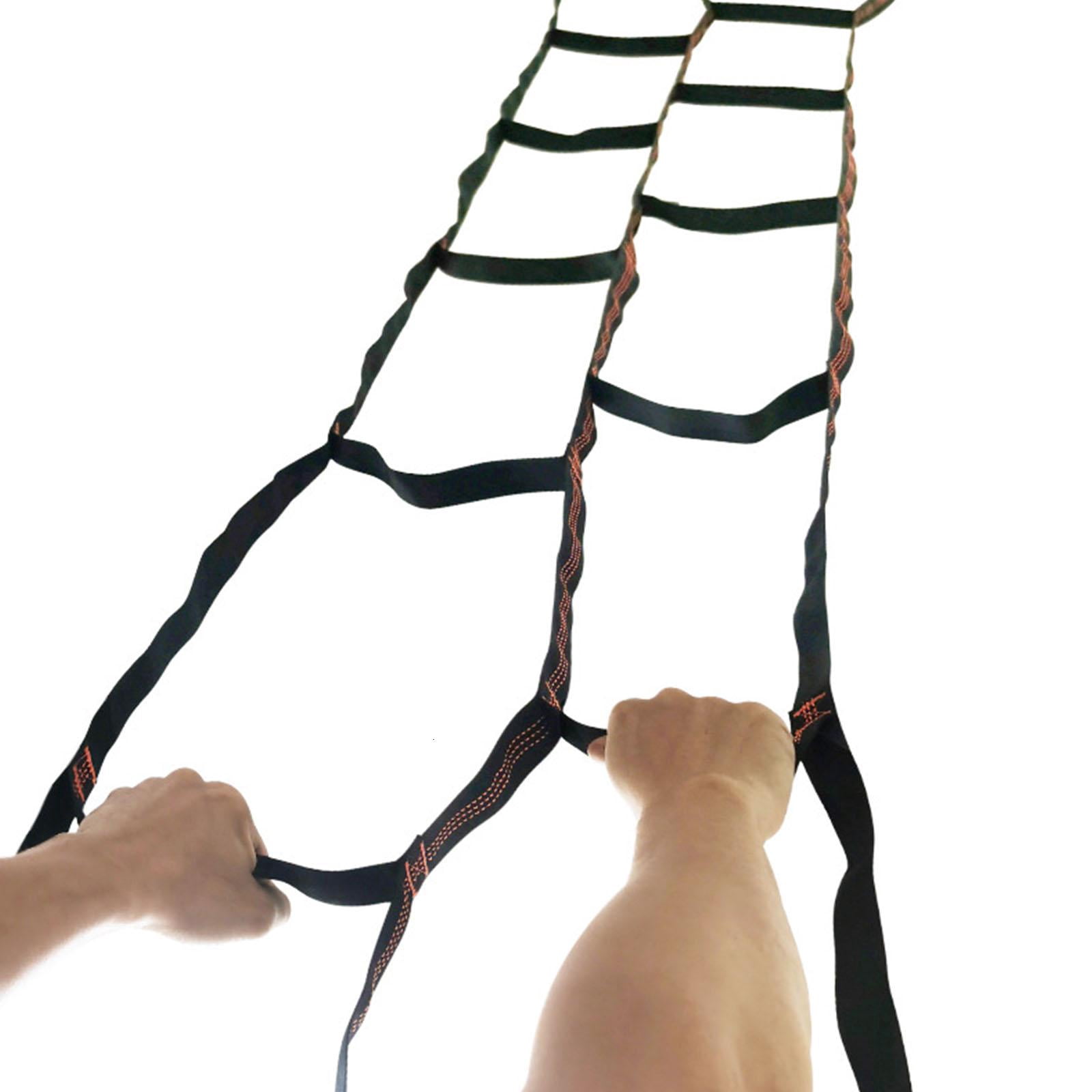 CEORPER Climbing Rope Ladder for Kids Climbing Ladder Hanging Rope Ladder for Indoor for Play Set & Outdoor Tree House Polyester