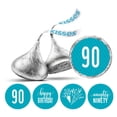 thumbnail image 1 of Darling Souvenir 190 Pcs Naughty Ninety Birthday Theme Stickers chocolate Labels-Turquoise Blue, 1 of 2