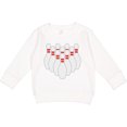 thumbnail image 2 of Inktastic Ten Pins for Bowling Toddler Sweatshirt, 2 of 4