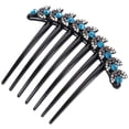 thumbnail image 4 of Shisuyan Fashion Rhinestone Hairpin Comb Anti-skid Hair Fork For Women And Girls, 4 of 8