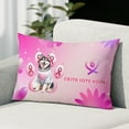 thumbnail image 2 of Faith Love Hope Alaskan Malamute Breast Cancer Awareness Survivor Pillowcase Double Sided Alaska Mal Dog Lovers Gifts Pillow Case Covers - 02017, 2 of 3