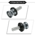 thumbnail image 5 of Unique Bargains 1 Pair Swingarm Spools, CNC Swing Arm Spools Slider Stand Universal for Motorcycle Durable Aluminum Alloy Titanium Tone 10mm, 5 of 7