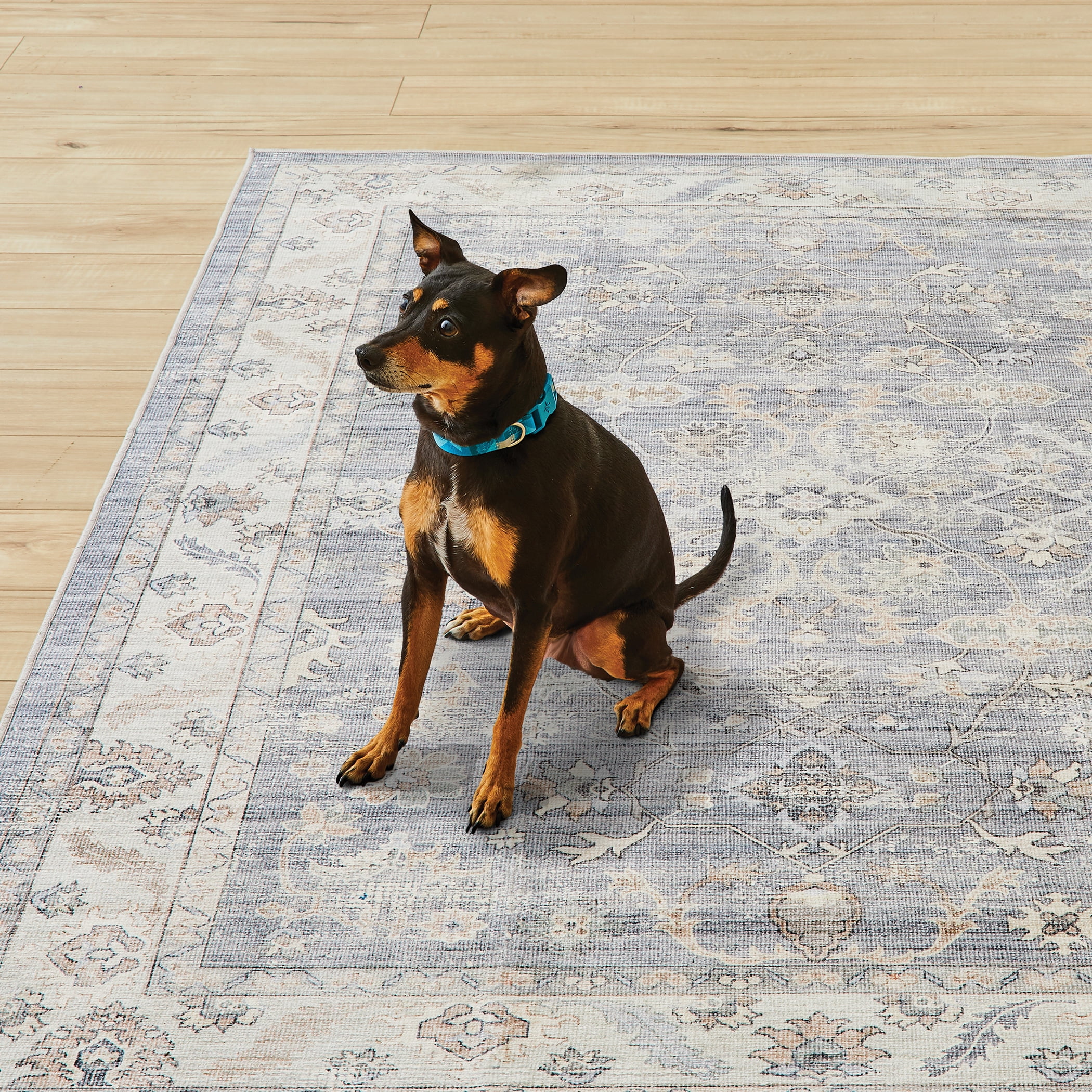 Better Homes & Gardens Persian Non-Skid Accent Rug - Blue - 30X46 in