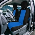 thumbnail image 6 of For 2022-2024 Nissan Frontier FH Group Custom Fit Neoprene Car Seat Covers Wateropoof - Blue Full Set, 6 of 10