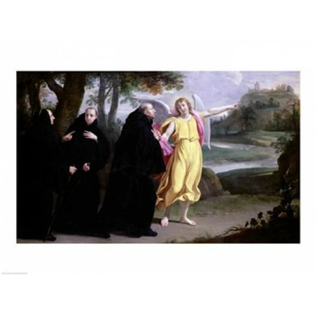 Scene from the Life of St Benedict Canvas Art - Philippe De...