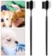 thumbnail image 4 of Peine para Ojos Quitamanchas Cepillo para Ojos Doble Cara para Y Gatos (plateado) 2 Uds., 4 of 8