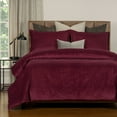 thumbnail image 4 of SIScovers Mixology Padma 8 Piece Duvet Cover and Insert Set Wine California King 8 Piece Mid-Century Modern, 4 of 5