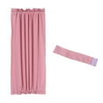 thumbnail image 1 of Unique Bargains Rideau Occultant pour Porte, 25'L x 40'L Rideau de Porte-Fenêtre 1 Panneau, Rose, 1 of 7