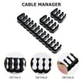 thumbnail image 5 of 48 Pcs Extension Cords Power Cable Clip Standard Wire Mesh Clips Clamp Organizer Computer, 5 of 6