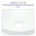 thumbnail image 3 of 16"x16" White Ceramic Round Vessel Bathroom Sink, 3 of 9
