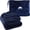 Tall Navy Blue, variant on Travel Blanket Rolled Premium Soft Plush Airplane - Navy Blue