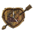 thumbnail image 2 of Ebros Valentine's Steampunk Cupid Arrow Pierced Heart Decorative Wall Clock, 2 of 5