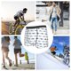 thumbnail image 4 of Fotbe Cute Shark Calzoncillos Tipo Boxer con Bolsa de Soporte Total para Hombre, X-Temp Fresco, Transpirable y de Secado Rápido-Small, 4 of 5