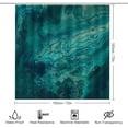 thumbnail image 2 of 4Pcs Elegant Blush Pink Marble Gold Glitter Shower Curtain Sets, Bathroom Set Decor with Non-Slip Bath Mat, Toilet Lid Rug and Contour Mat, 72 x 72inch, 2 of 8
