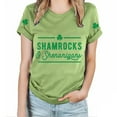 thumbnail image 2 of Outfmvch St Patricks Day Shirt Women St Patricks Day Shirt Womens Tops Wost. Day Funny and Shenanigans Casual T Shirt Casual T Shirt Letters Printed Crew Neck Shirt Wopullover T Shirt Army Green L, 2 of 7