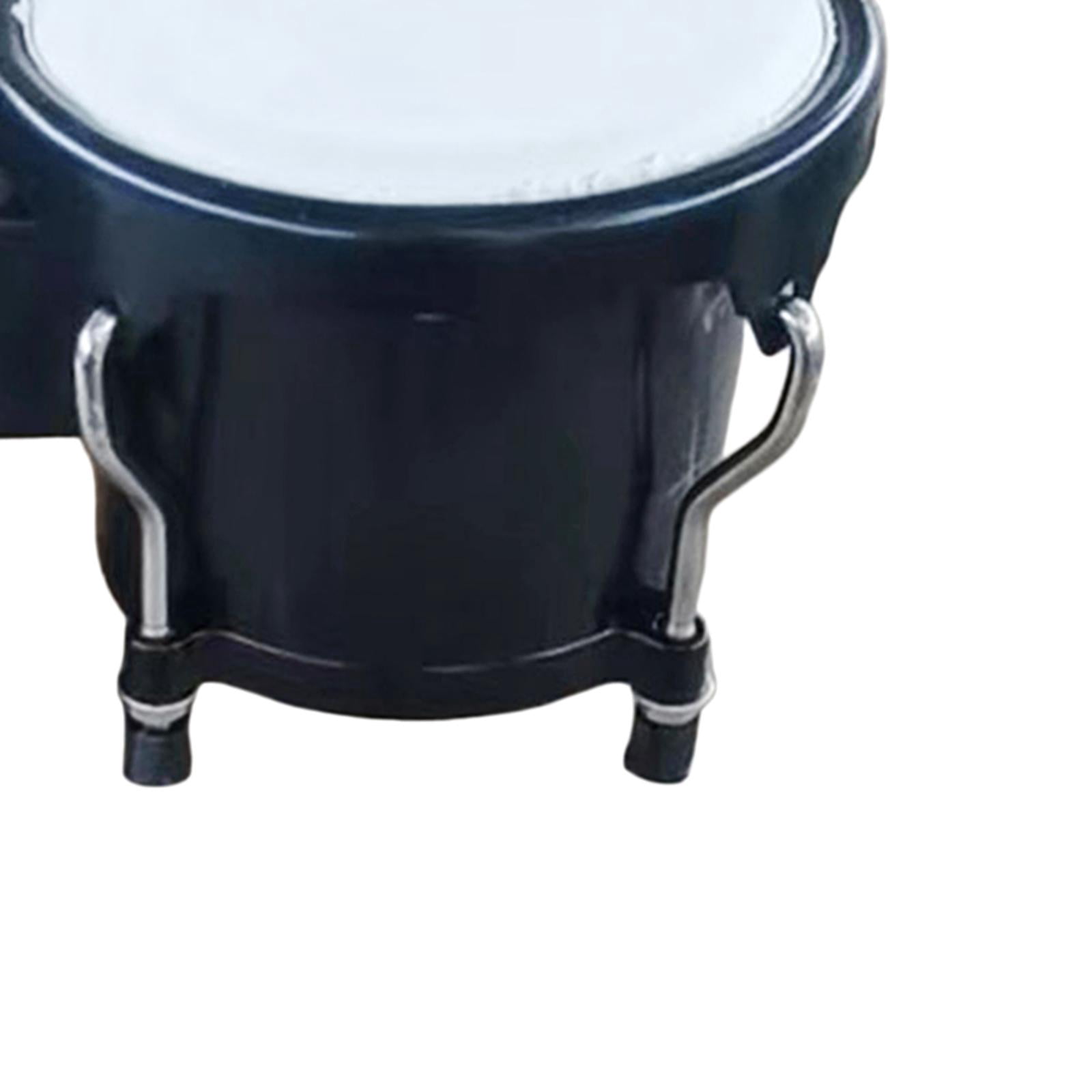 LeeQinersw African Drum Drum, Music Instruments, Bongo Drum Set for Birthday Gifts,Children Black
