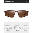 thumbnail image 3 of Gafas de sol BIRCEN Polarizadas con protección UV400 para hombre Al-Mg, 3 of 6
