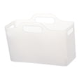 thumbnail image 1 of Contenedor de almacenamiento con asa Organizador de escritorio debajo del lavabo del baño Organizador grande Translúcido, 1 of 9