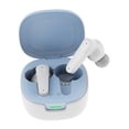 thumbnail image 3 of Auriculares Bluetooth 5.4 de larga duración con traducción de idiomas. Blanco y azul, 3 of 9