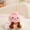 D, variant on Steamed Bun Keychain, Soft Bao Bun Stuffed Keyring Kawaii Bag, Pendant Gift for Girls and Women, Cute Bread Shaped Keychain for Bag Charm and Decoration