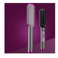 thumbnail image 3 of Peine para alisar el cabello de iones cepillo para el cabello y plancha con revestimiento de nano-titanio para una pantalla LED de calentamiento uniforme Herramienta de peinado profesional 110v TUNC Sencillez, 3 of 3