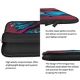 thumbnail image 4 of Pofeuu Neon Cyberpunk Blue Bear Print Laptop Carrying Case,13-15-Inch Laptop and Tablet, Sleek Design, Durable and Water-Repellent Fabric, Business Casual or School-15 inch, 4 of 8