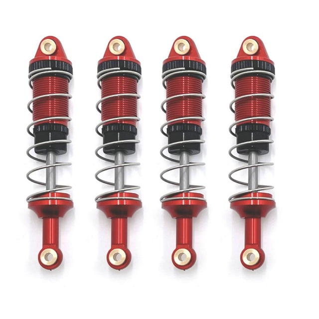 Youkk Smooth Front Rear Shock Absorber For 1/12 MN128 G500 OFF-Road Wear-resistant Red