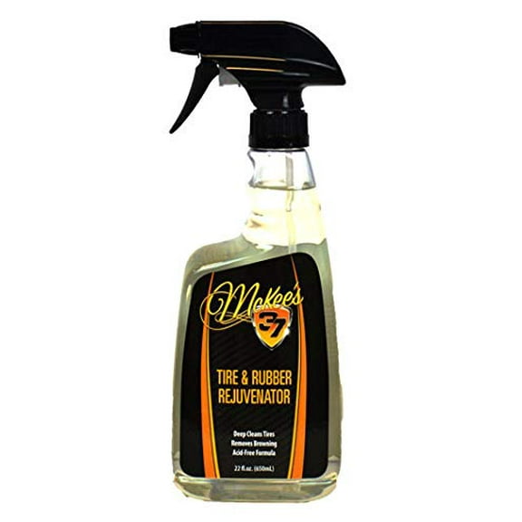 McKee's 37 MK37-413 Tire & Rubber Rejuvenator (Tire Cleaner & White Wall Restorer Removes Browning), 22 fl. oz.