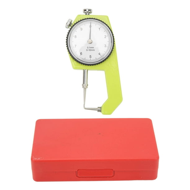 Dial Thickness Gauge,0 to 10mm Dial Dial Thickness Indicator Round