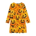 thumbnail image 3 of Robes pour Filles 12-14 Ans Manches Longues Col Rond Robe 4-14 Ans Enfants et Filles Robe Princesse Imprimée Manches Longues Col Rond Multicolore 140, 3 of 4
