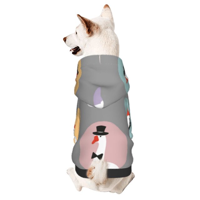 Balery Cute Geese Sudadera con Capucha para Perros Pequeños – Ropa para Mascotas, Disfraz para Perros y Gatos, Ideal para Fiestas y Cosplay-Medium